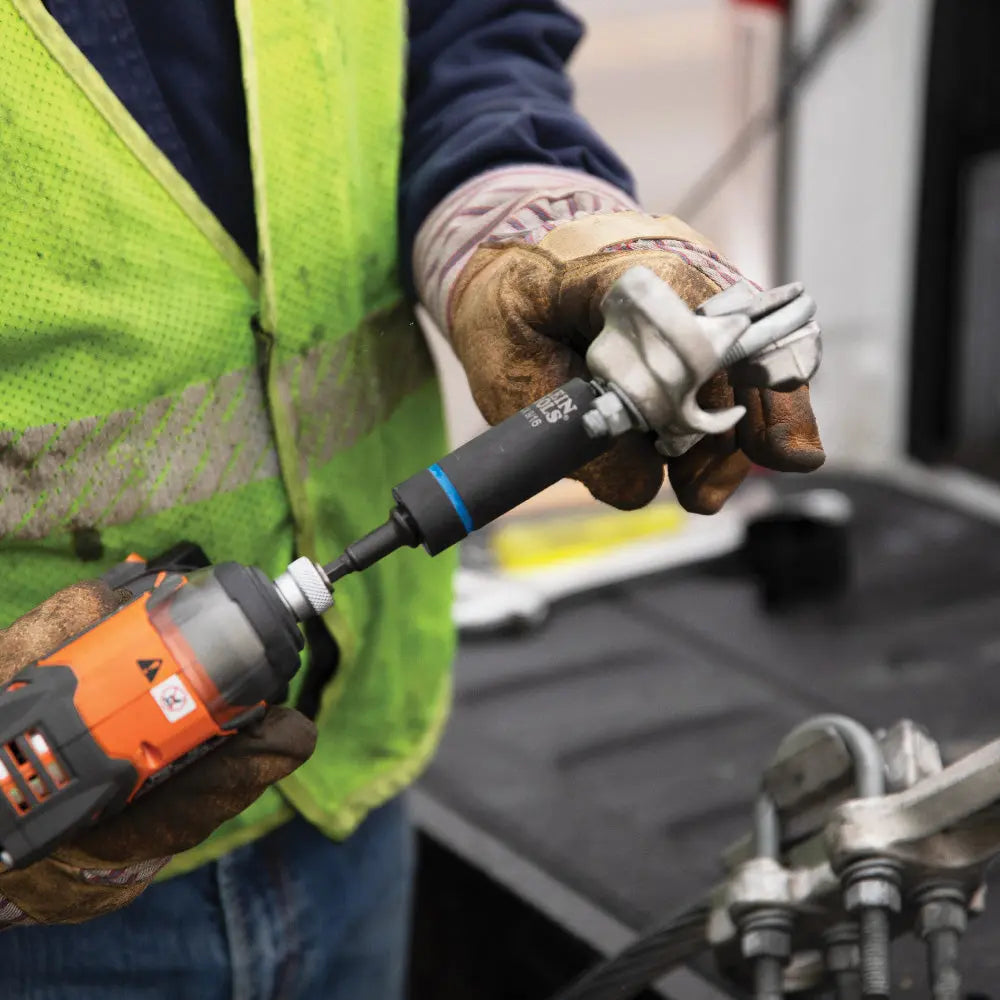 Klein 2-in-1 Impact Socket, 12-Point, 3/4 and 9/16-Inch Klein Tools
