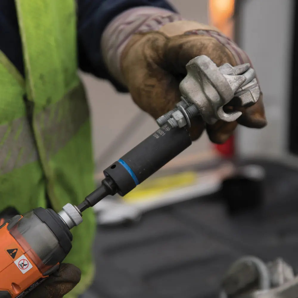 Klein 2-in-1 Metric Impact Socket, 12-Point, 30 x 22 mm Klein Tools