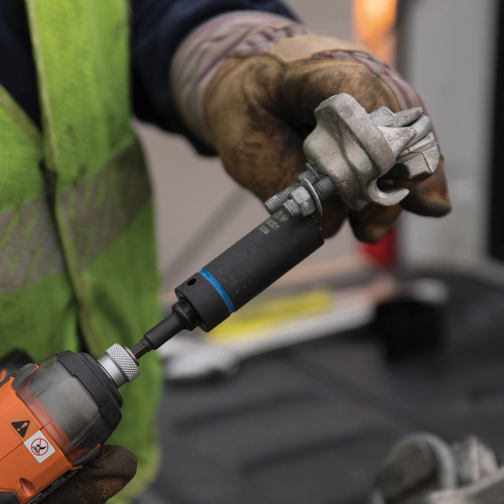 Klein 2-in-1 Metric Impact Socket, 12-Point, 24 x 19 mm