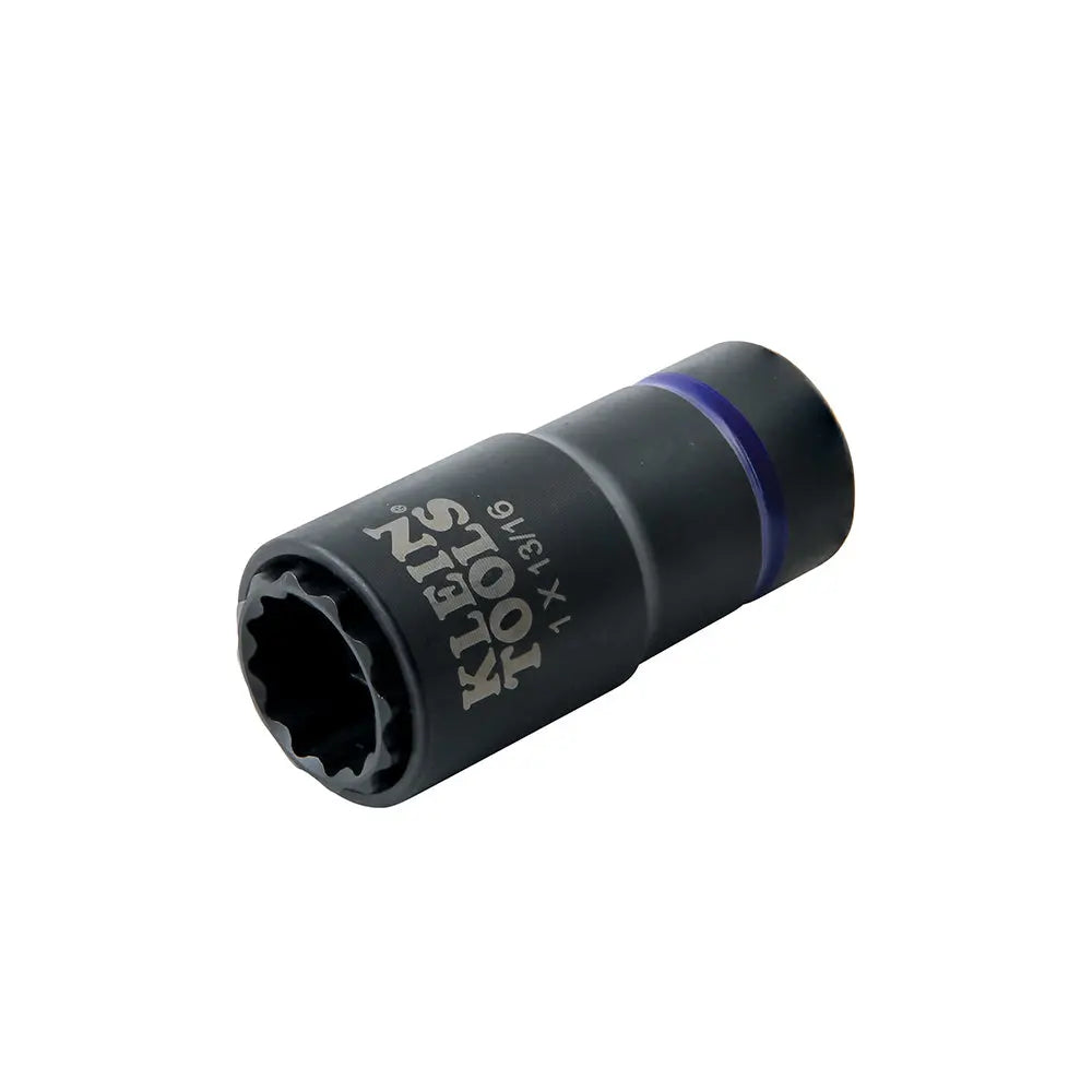 Klein 2-in-1 Impact Socket, 12-Point, 1 and 13/16-Inch Klein Tools