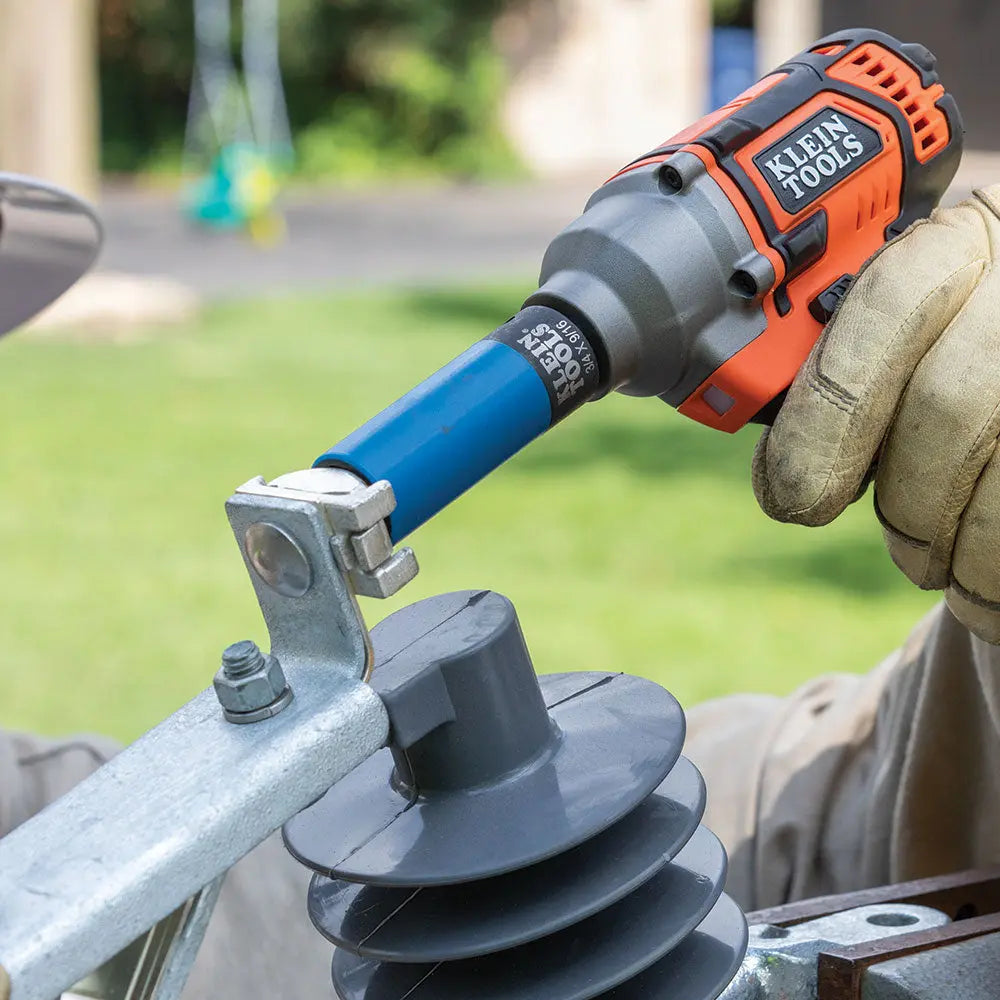 Klein 2-in-1 Coated Impact Socket, 12-Point, 3/4 and 9/16-Inch Klein Tools