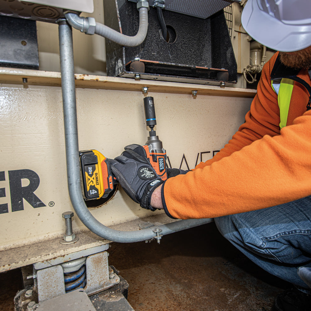 Klein 2-in-1 Impact Socket, 6-Point, 5/8 and 7/16-Inch