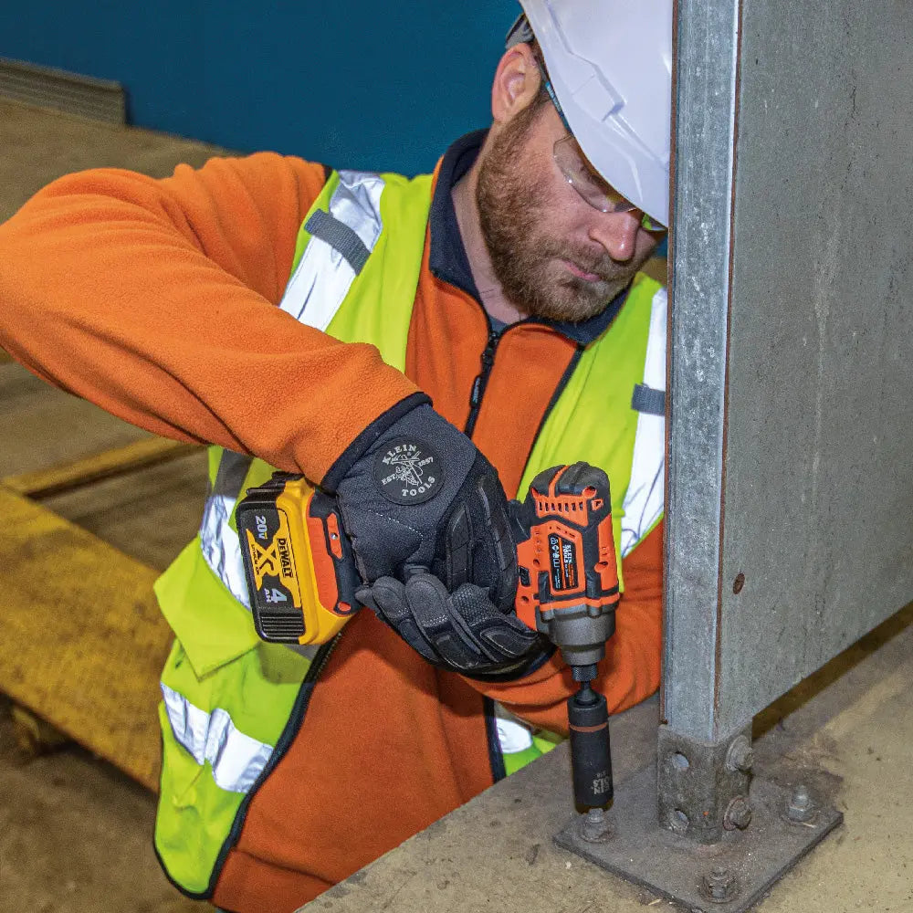 Klein 2-in-1 Metric Impact Socket, 12-Point, 30 x 22 mm Klein Tools