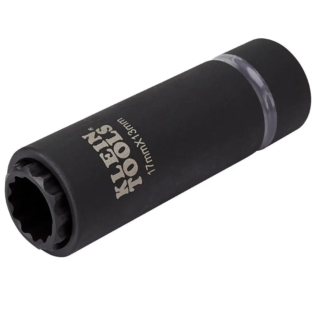 Klein 2-in-1 Metric Impact Socket, 12-Point, 17 x 13 mm Klein Tools