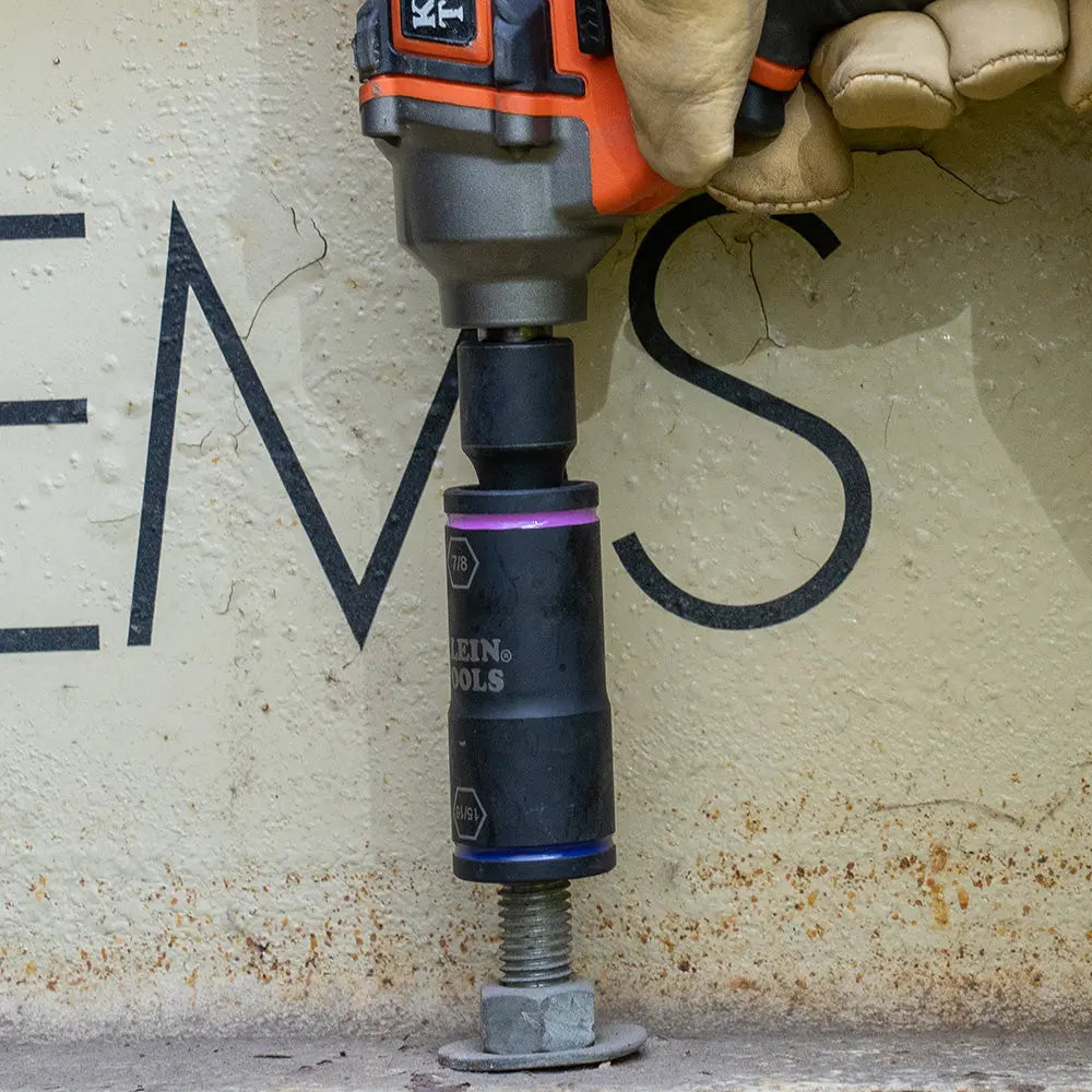 Klein Flip Impact Socket, 15/16 and 7/8-Inch Klein Tools