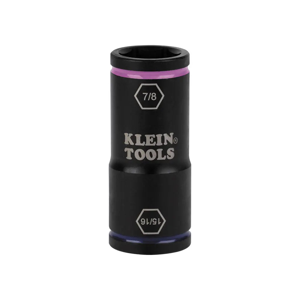 Klein Flip Impact Socket, 15/16 and 7/8-Inch Klein Tools
