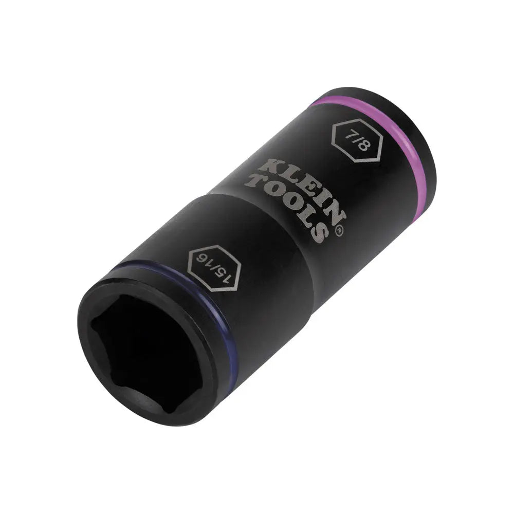 Klein Flip Impact Socket, 15/16 and 7/8-Inch Klein Tools