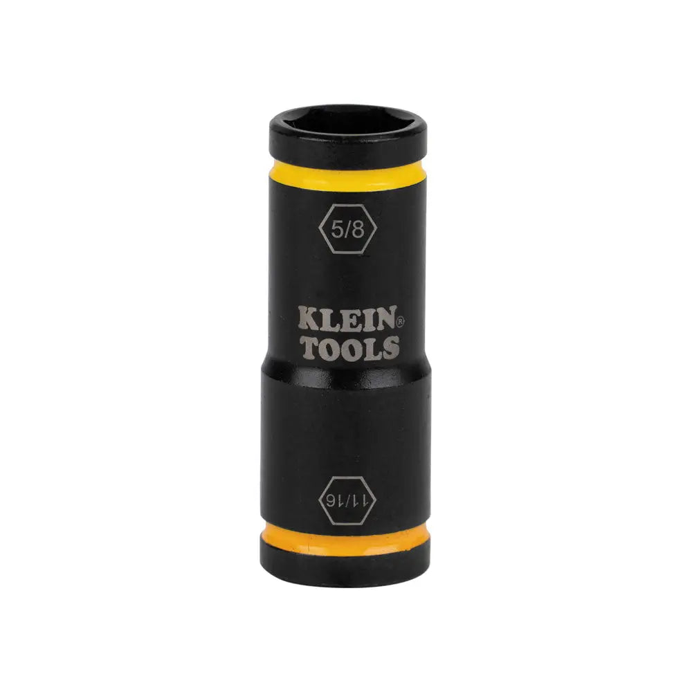 Klein Flip Impact Socket, 11/16 and 5/8-Inch Klein Tools