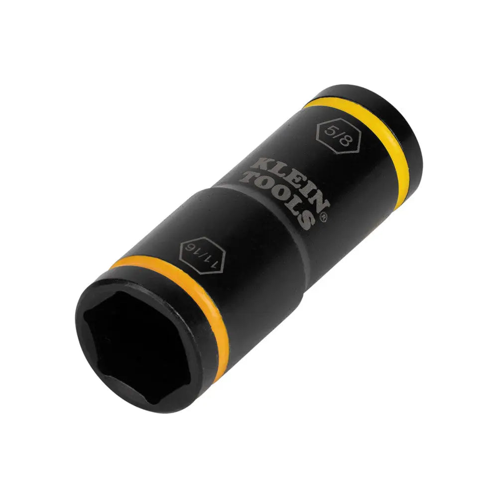 Klein Flip Impact Socket, 11/16 and 5/8-Inch Klein Tools
