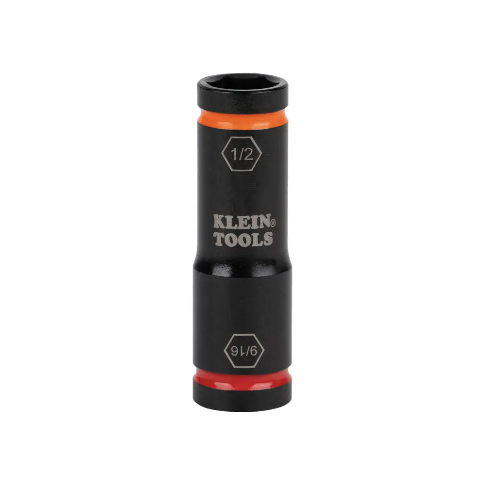 Klein Flip Impact Socket, 9/16 and 1/2-Inch Klein Tools