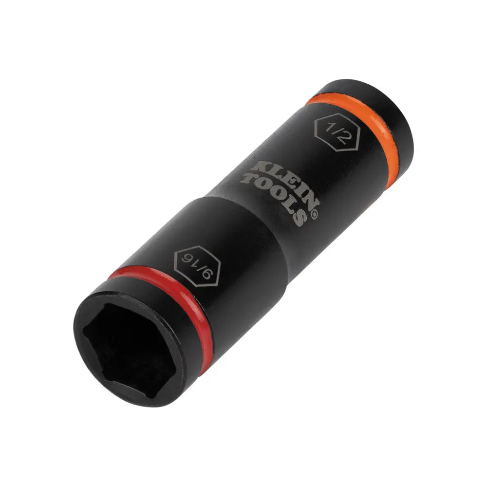 Klein Flip Impact Socket, 9/16 and 1/2-Inch Klein Tools