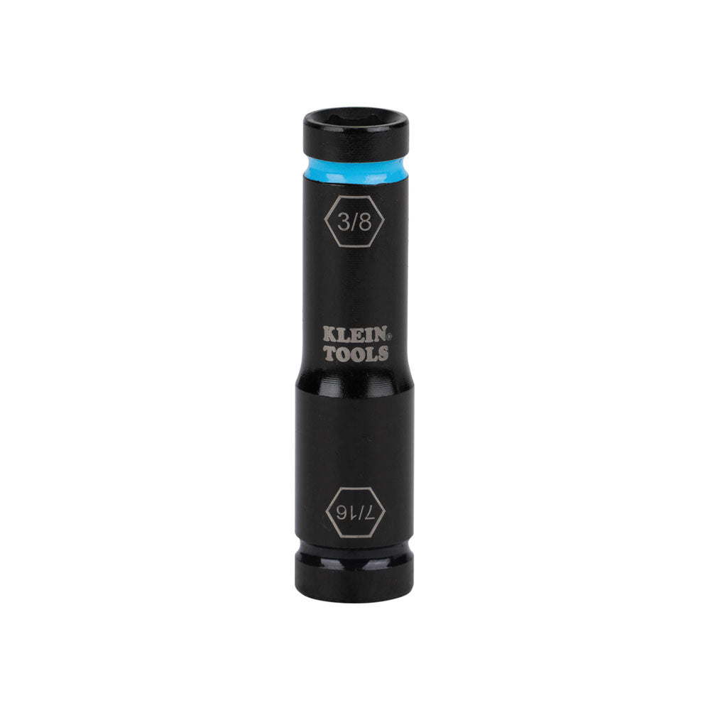 Klein Flip Impact Socket, 7/16 and 3/8-Inch
