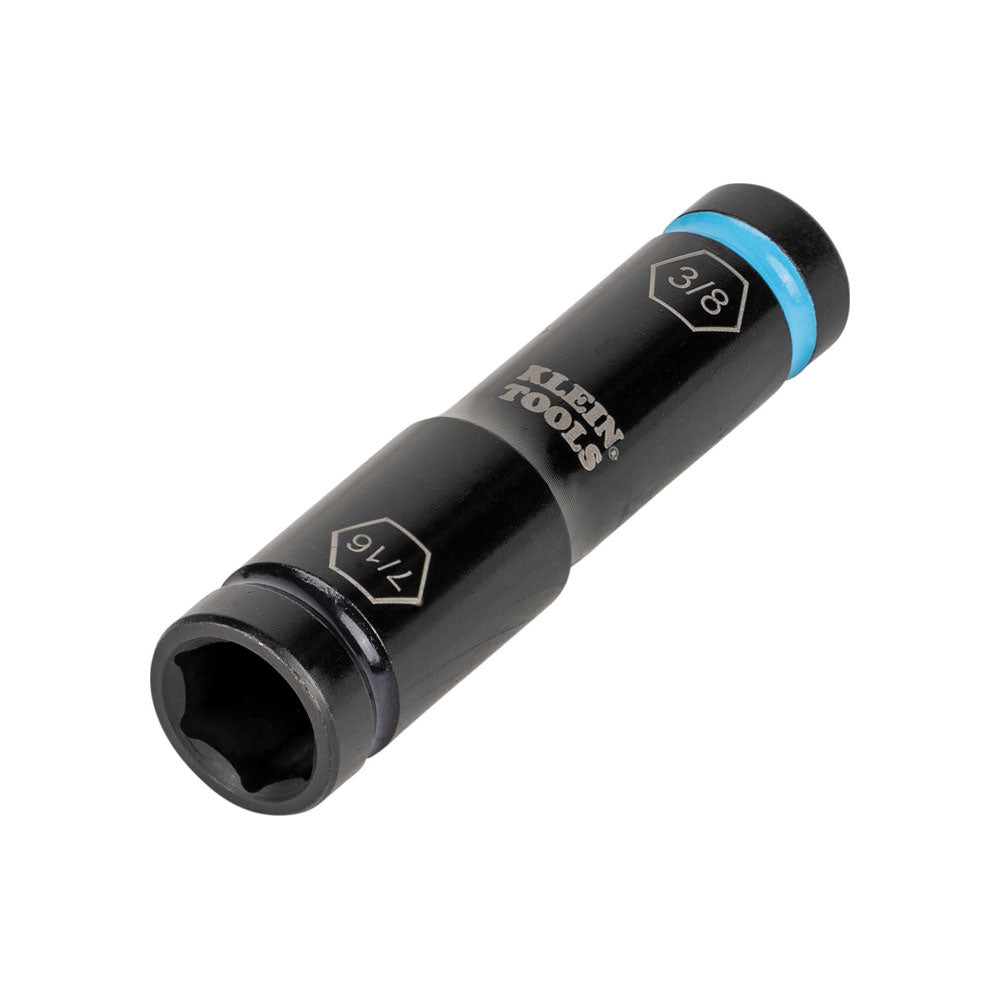 Klein Flip Impact Socket, 7/16 and 3/8-Inch