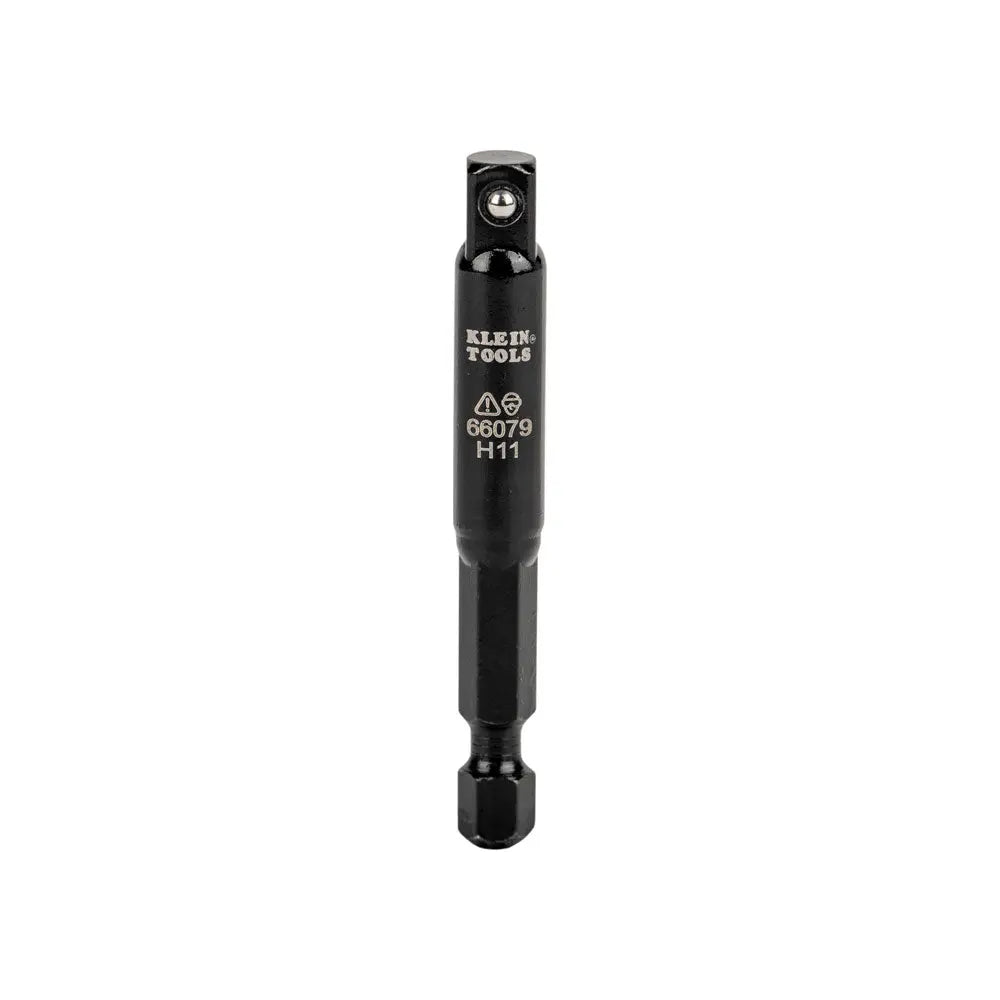 Klein Flip Impact Socket Adapter, Small, 1/4 to 1/4-Inch Klein Tools