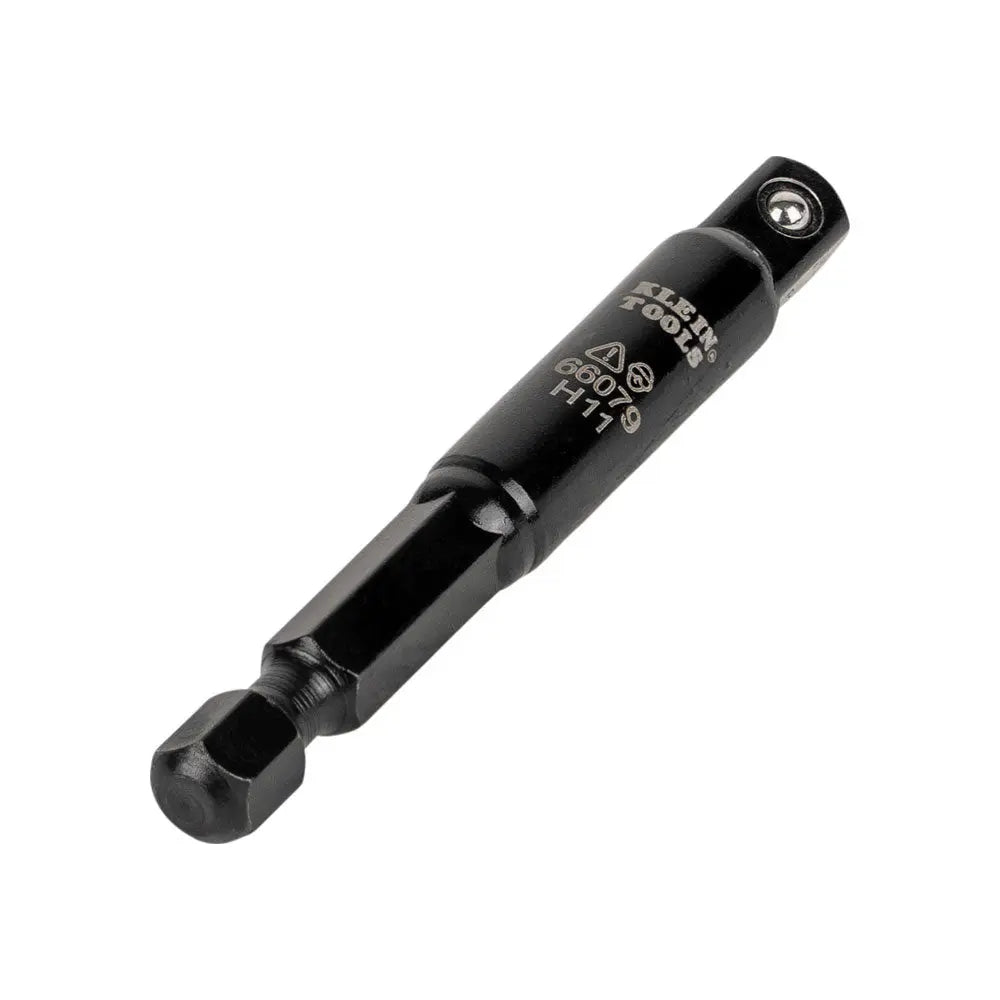 Klein Flip Impact Socket Adapter, Small, 1/4 to 1/4-Inch Klein Tools