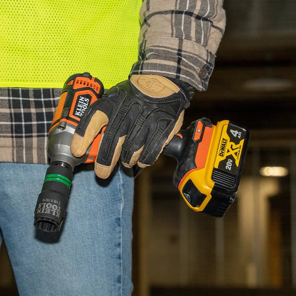 Klein 2-In-1 Slotted Impact Socket Set, 12-Point, 6-Piece Klein Tools