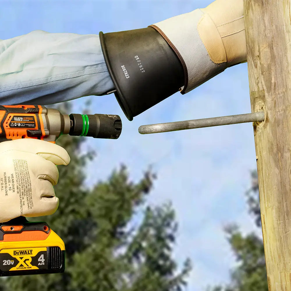 Klein 2-In-1 Slotted Impact Socket Set, 12-Point, 6-Piece Klein Tools