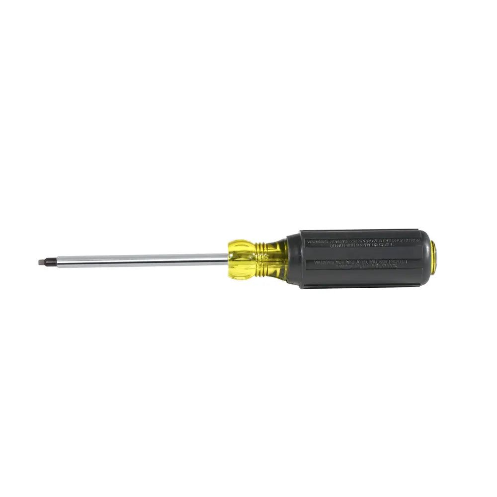 Klein #2 Square Screwdriver with 4-Inch Round Shank Klein Tools