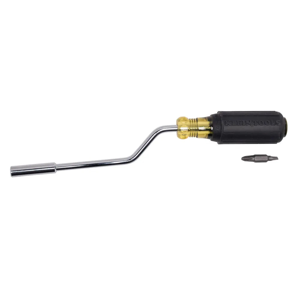 Klein Multi-Bit Screwdriver, 2-in-1 Rapi-Drive Phillips and Slotted Bits Klein Tools