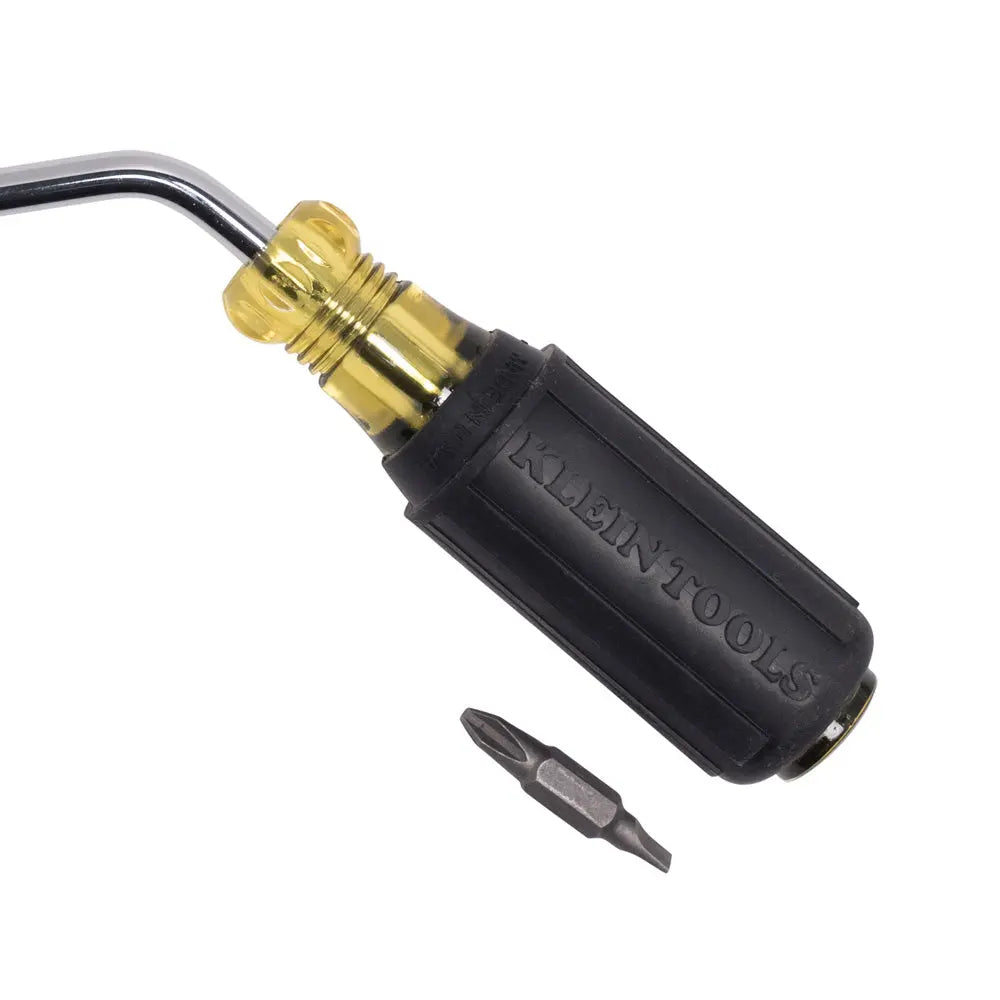 Klein Multi-Bit Screwdriver, 2-in-1 Rapi-Drive Phillips and Slotted Bits Klein Tools