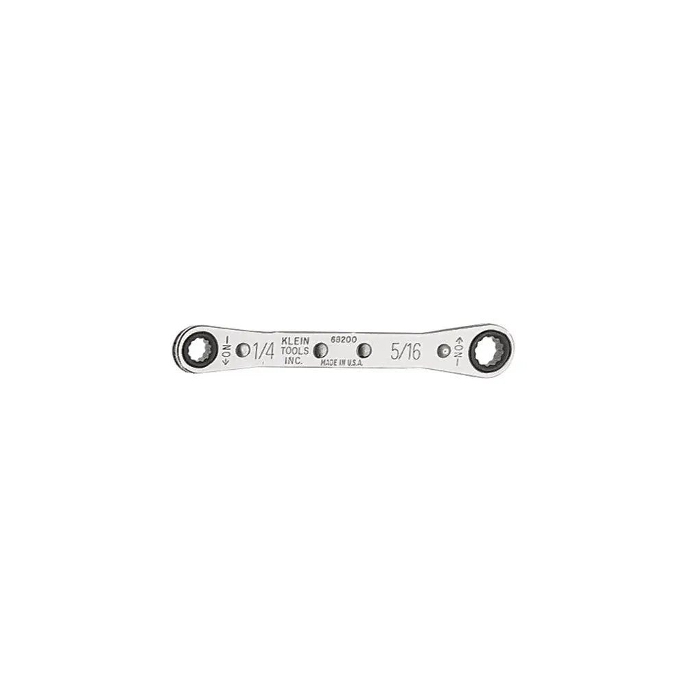 Klein Ratcheting Box Wrench 1/4-Inch x 5/16-Inch Klein Tools