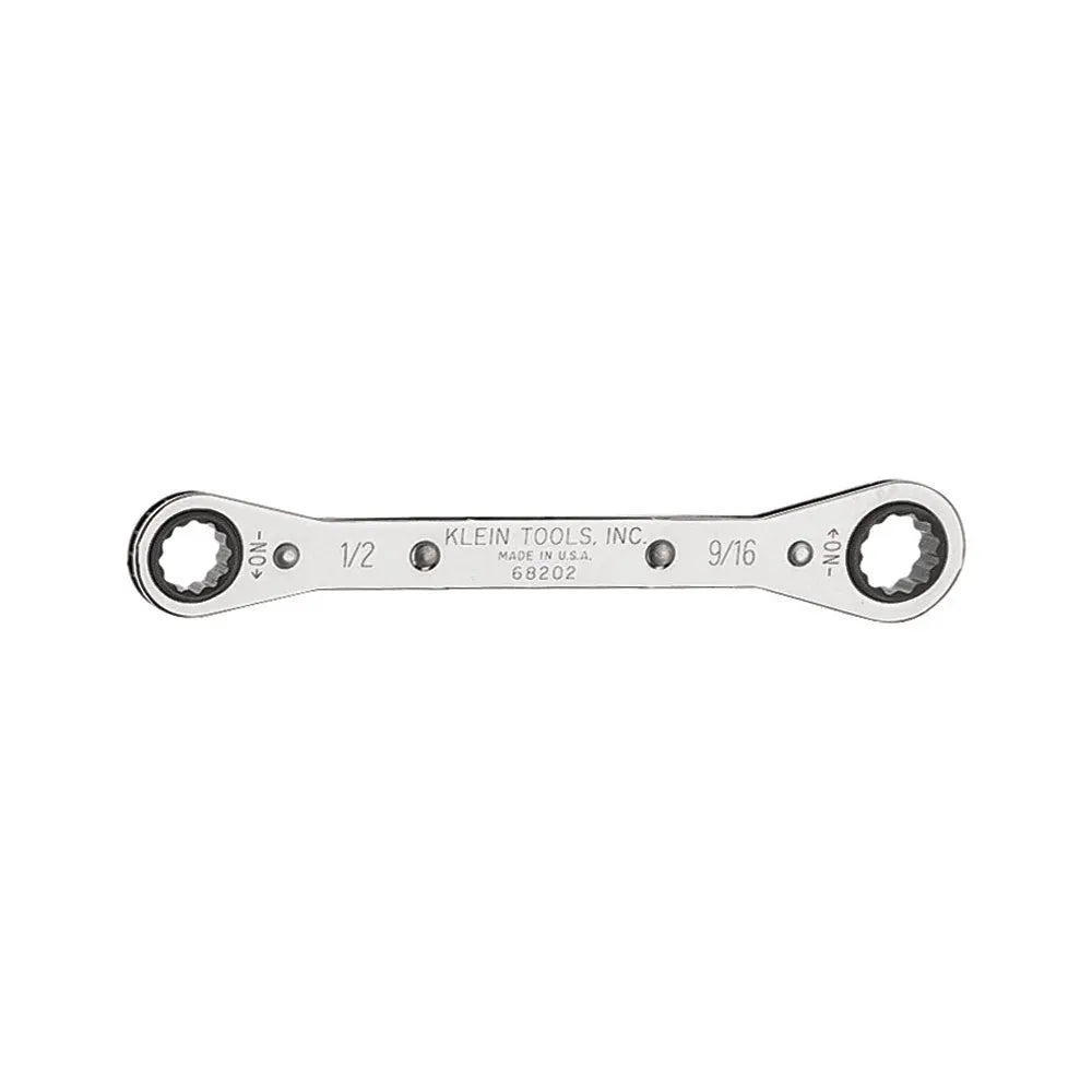 Klein Ratcheting Box Wrench 1/2 x 9/16-Inch Klein Tools