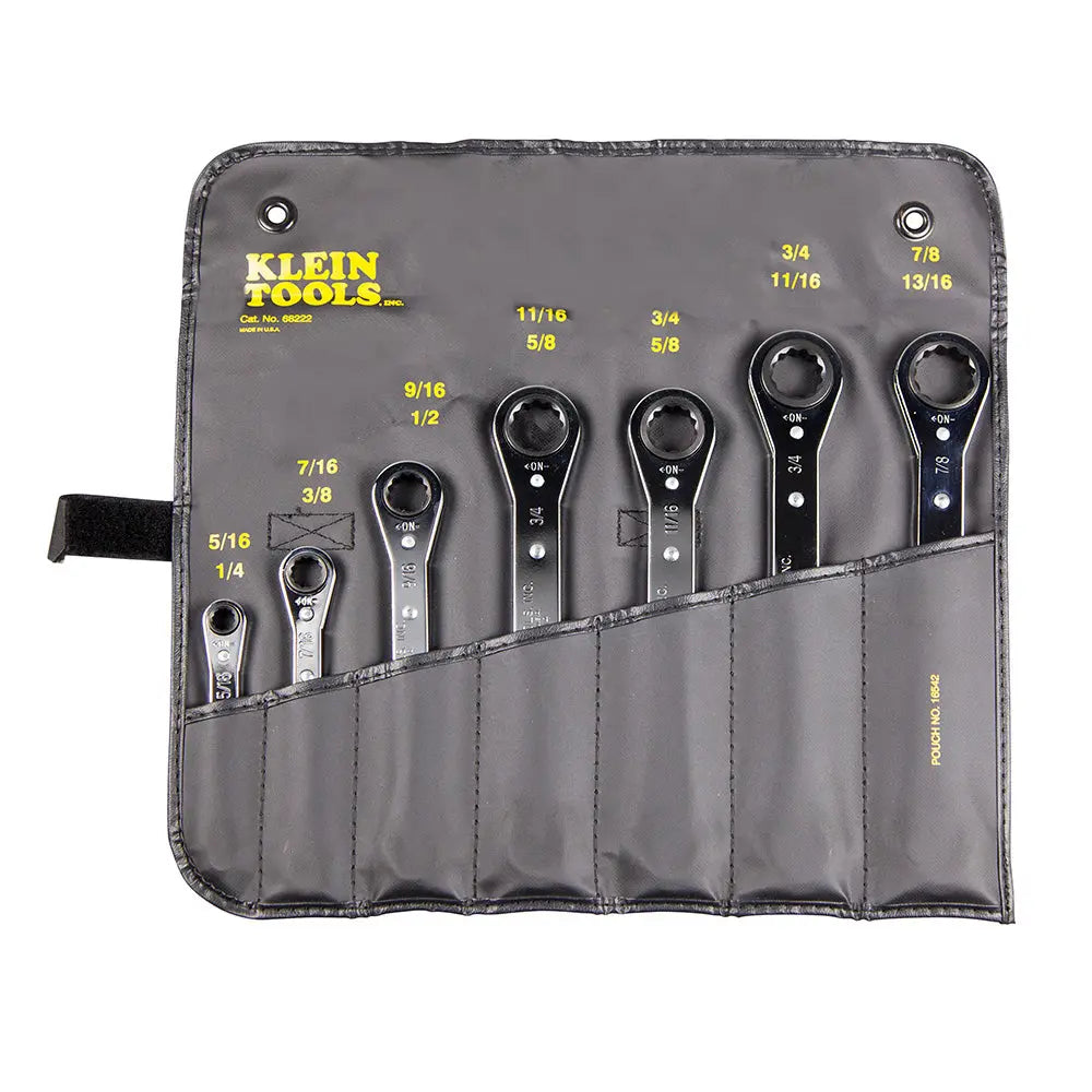 Klein Ratcheting Box Wrench Set, 7-Piece Klein Tools