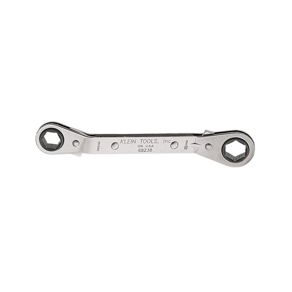 Klein Reversible Ratcheting Box Wrench, 1/2 x 9/16-Inch Klein Tools