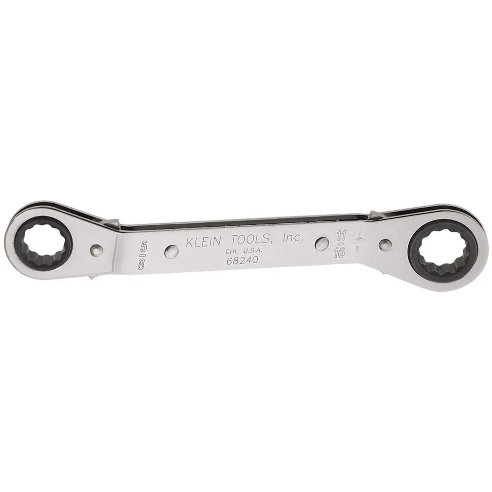 Klein Reversible Ratcheting Box Wrench, 5/8 x 11/16-Inch Klein Tools