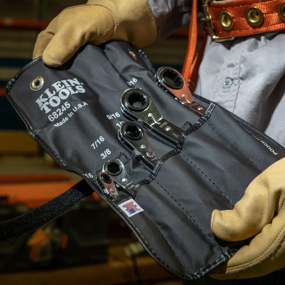 Klein Reversible Ratcheting Box Wrench Set, 5-Piece Klein Tools