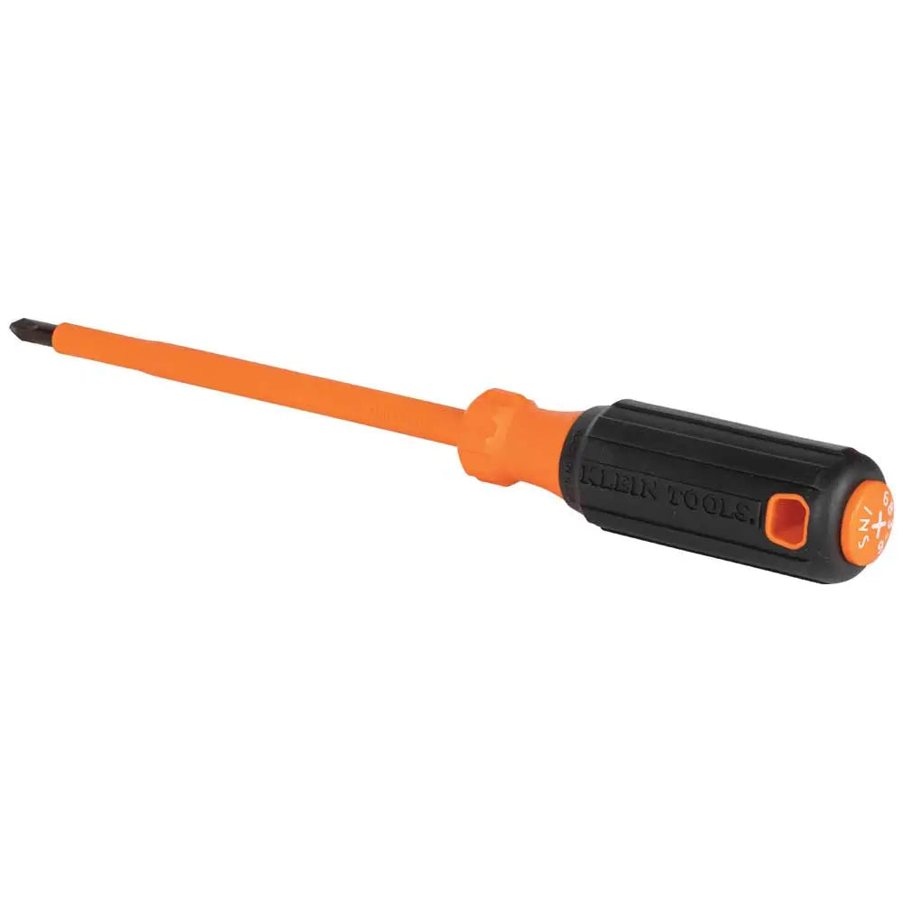 Klein Insulated Screwdriver, #2 Phillips Tip, 6-Inch Round Shank Klein Tools
