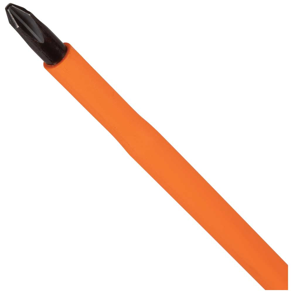 Klein Insulated Screwdriver, #2 Phillips Tip, 6-Inch Round Shank