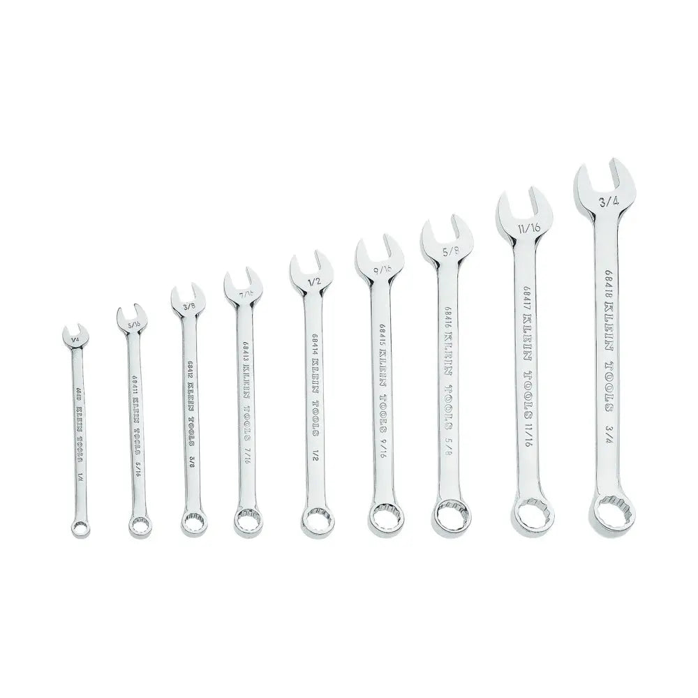Klein Combination Wrench Set, 9-Piece Klein Tools