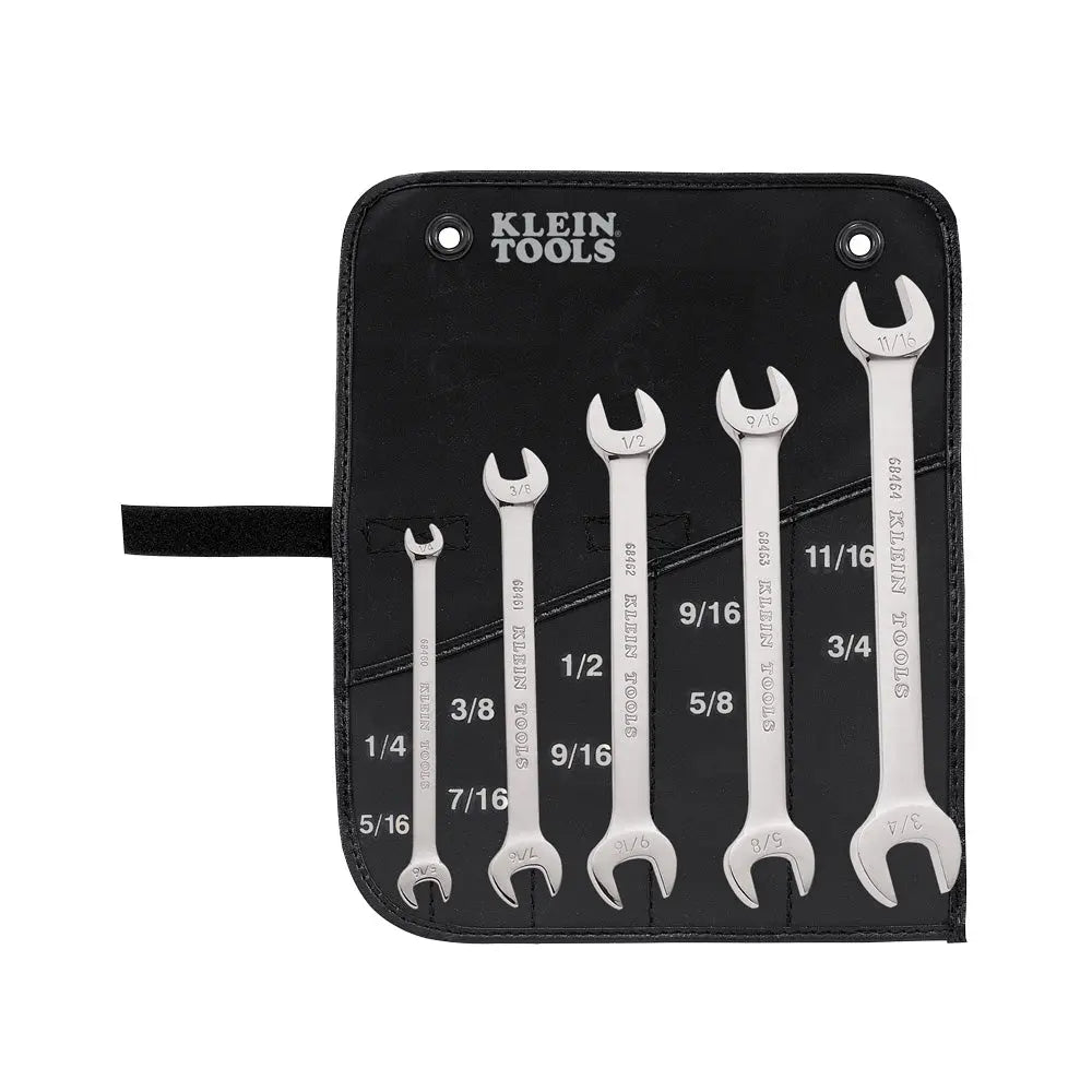 Klein Open-End Wrench Set, 5-Piece Klein Tools