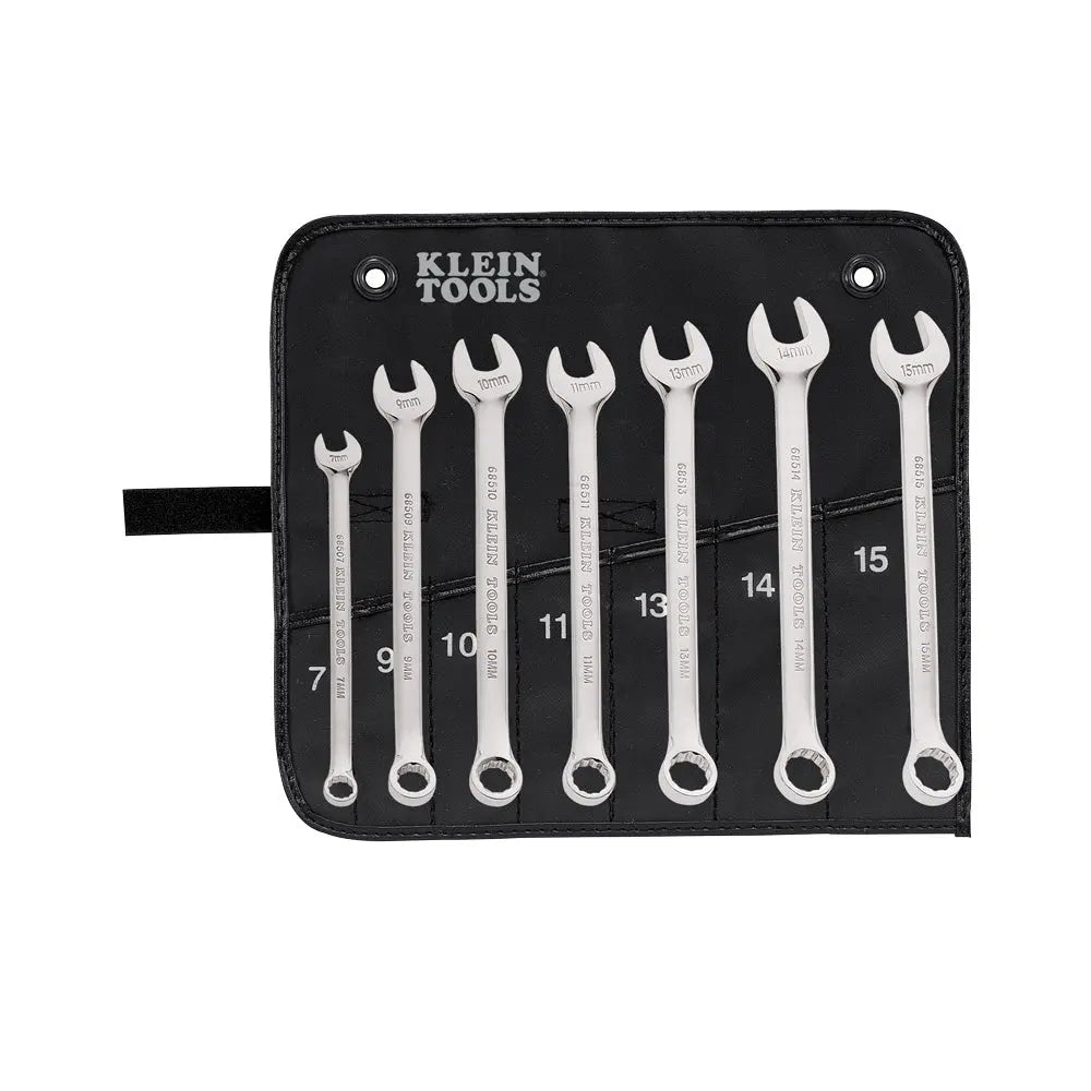 Klein Combination Wrench Set, Metric, 7-Piece Klein Tools