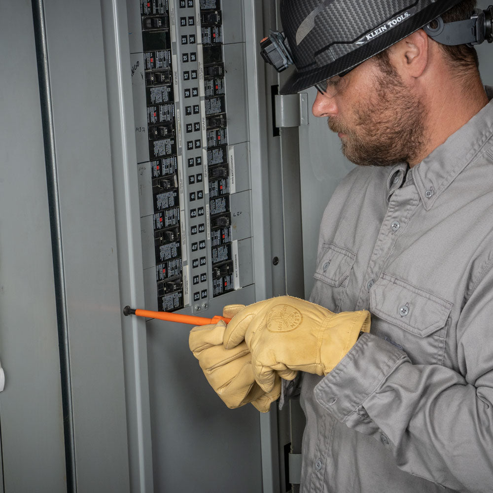 Klein Insulated Screwdriver, 5/16-Inch Cabinet Tip, 6-Inch Shank