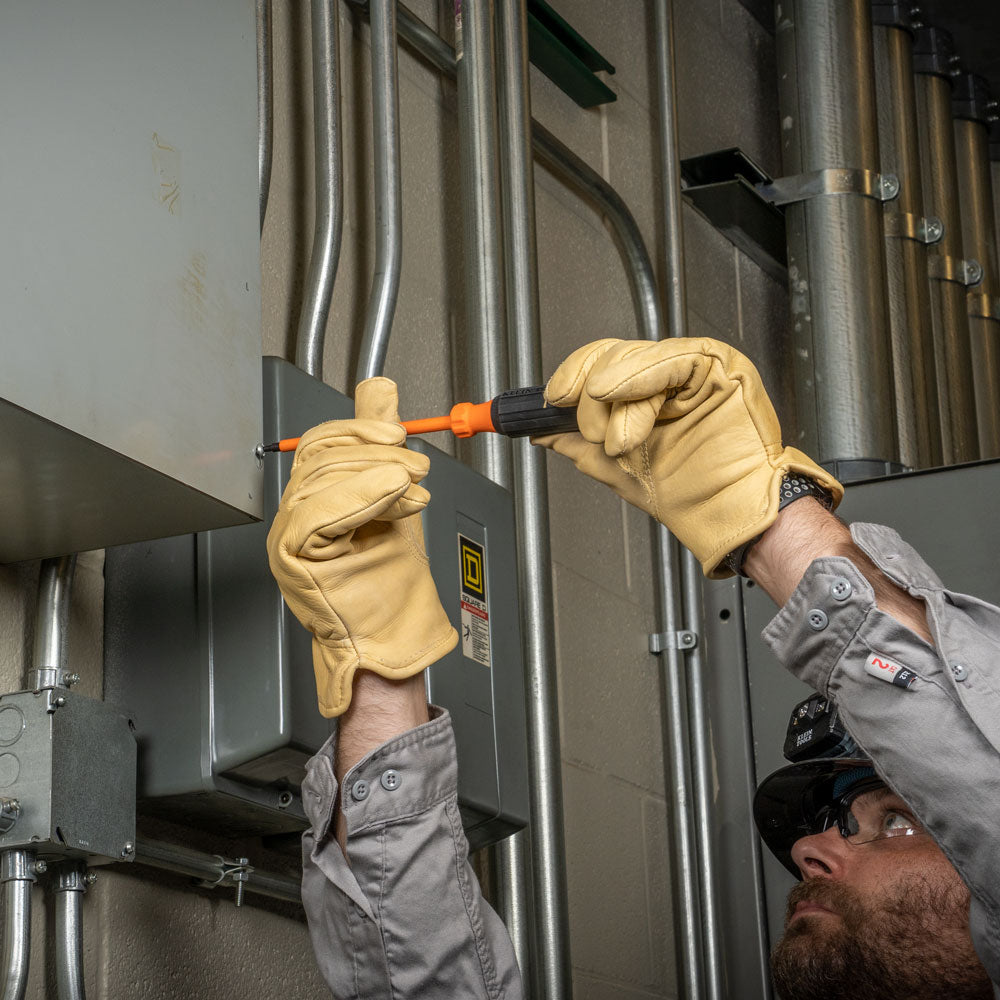 Klein Insulated Screwdriver, #1 Square Tip, 6-Inch Shank