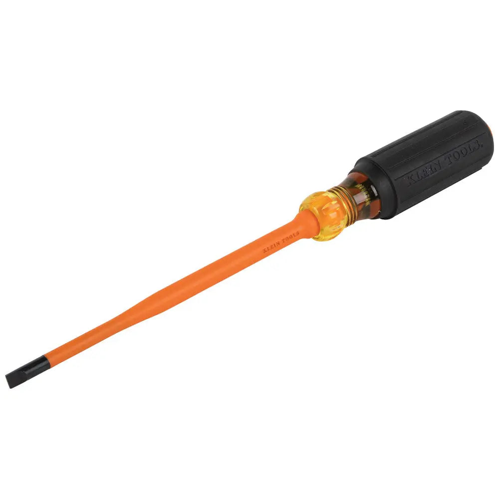Klein Slim-Tip 1000V Insulated Screwdriver, 1/4-Inch Cabinet, 6-Inch Klein Tools