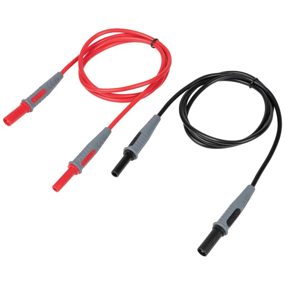 Klein Lead Adapters, Red and Black, 3-Foot Klein Tools