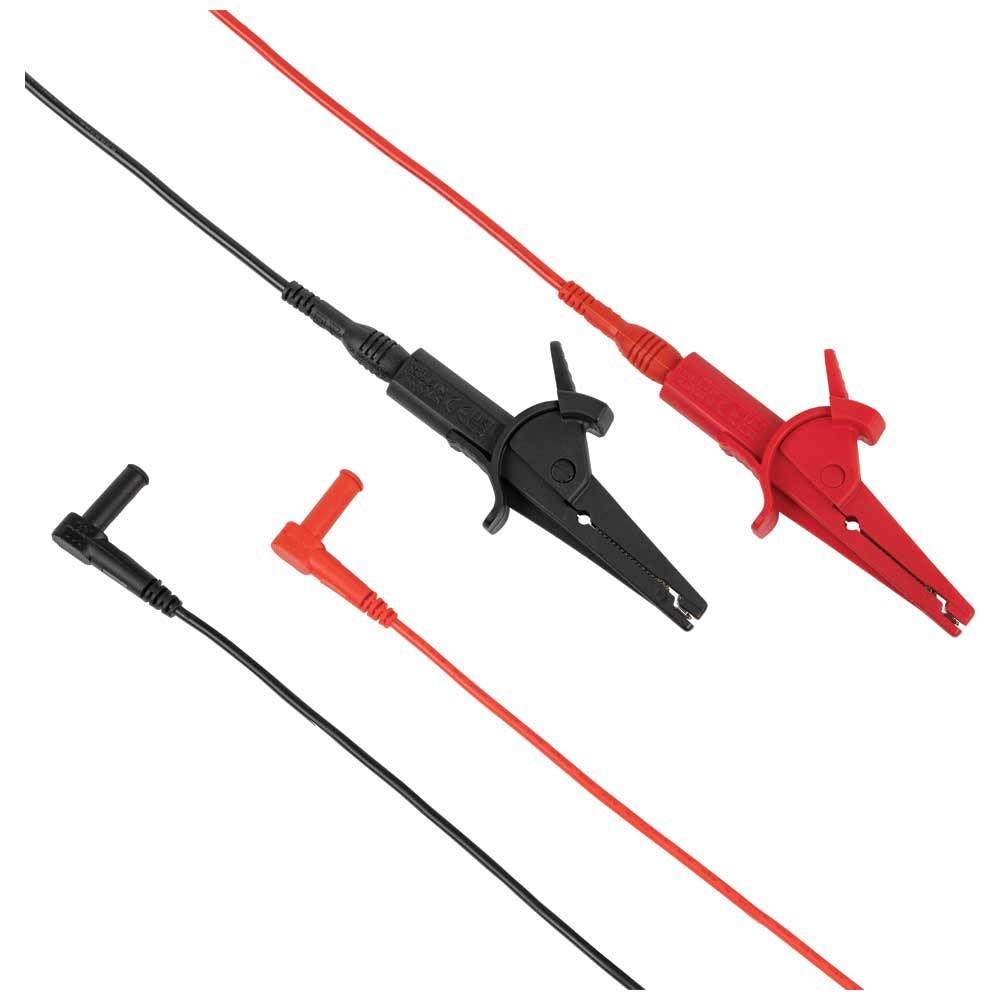 Klein Heavy-Duty Alligator Clip Test Leads, 3-Foot