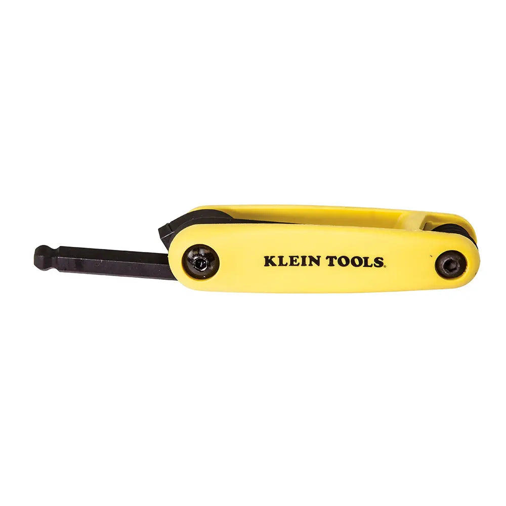 Klein Grip-It® Ball End Hex Set, 5-Key, SAE Sizes Klein Tools