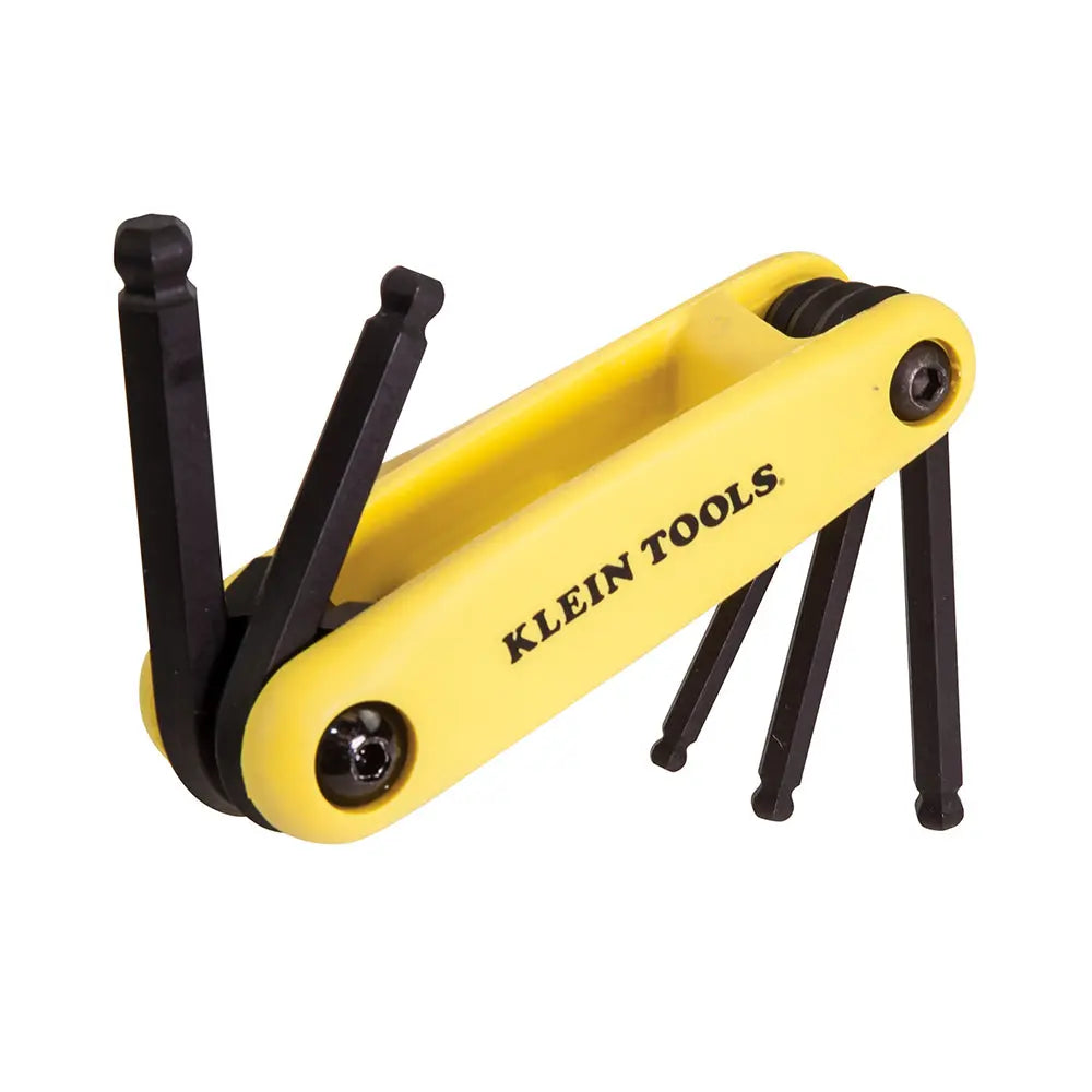 Klein Grip-It® Ball End Hex Set, 5-Key, SAE Sizes Klein Tools