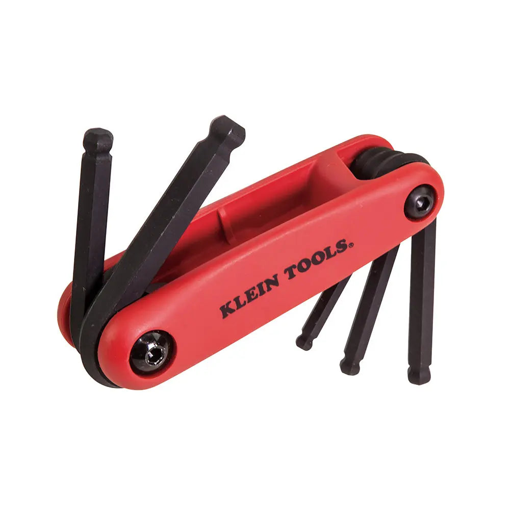 Klein Grip-It® Ball End Hex Set, 5-Key, Metric Sizes Klein Tools