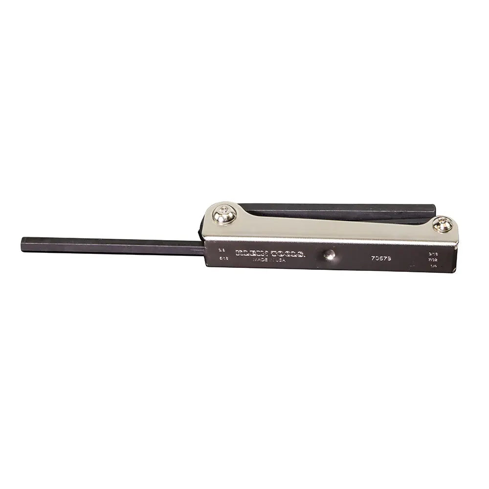 Klein Folding Hex Key Set, 5-Key, SAE Sizes Klein Tools