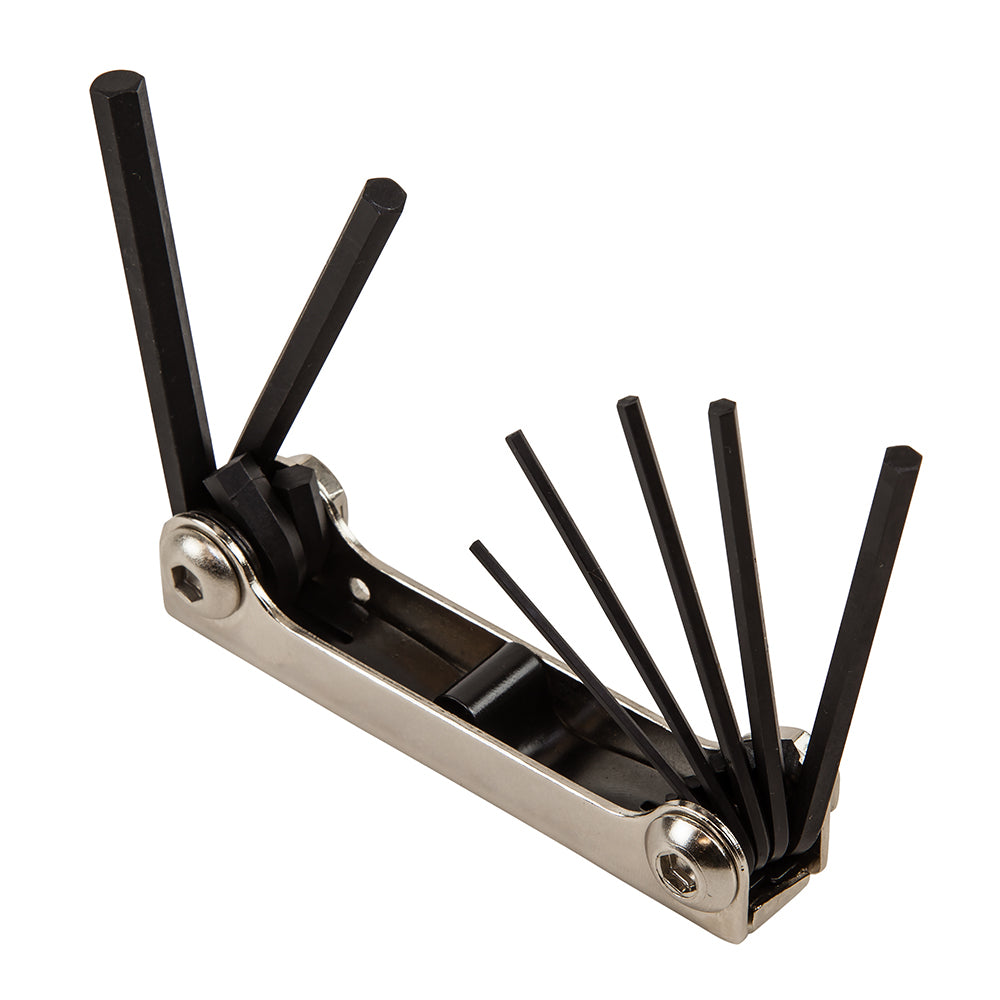 Klein Folding Hex Key Set, 7-Key, Metric Sizes
