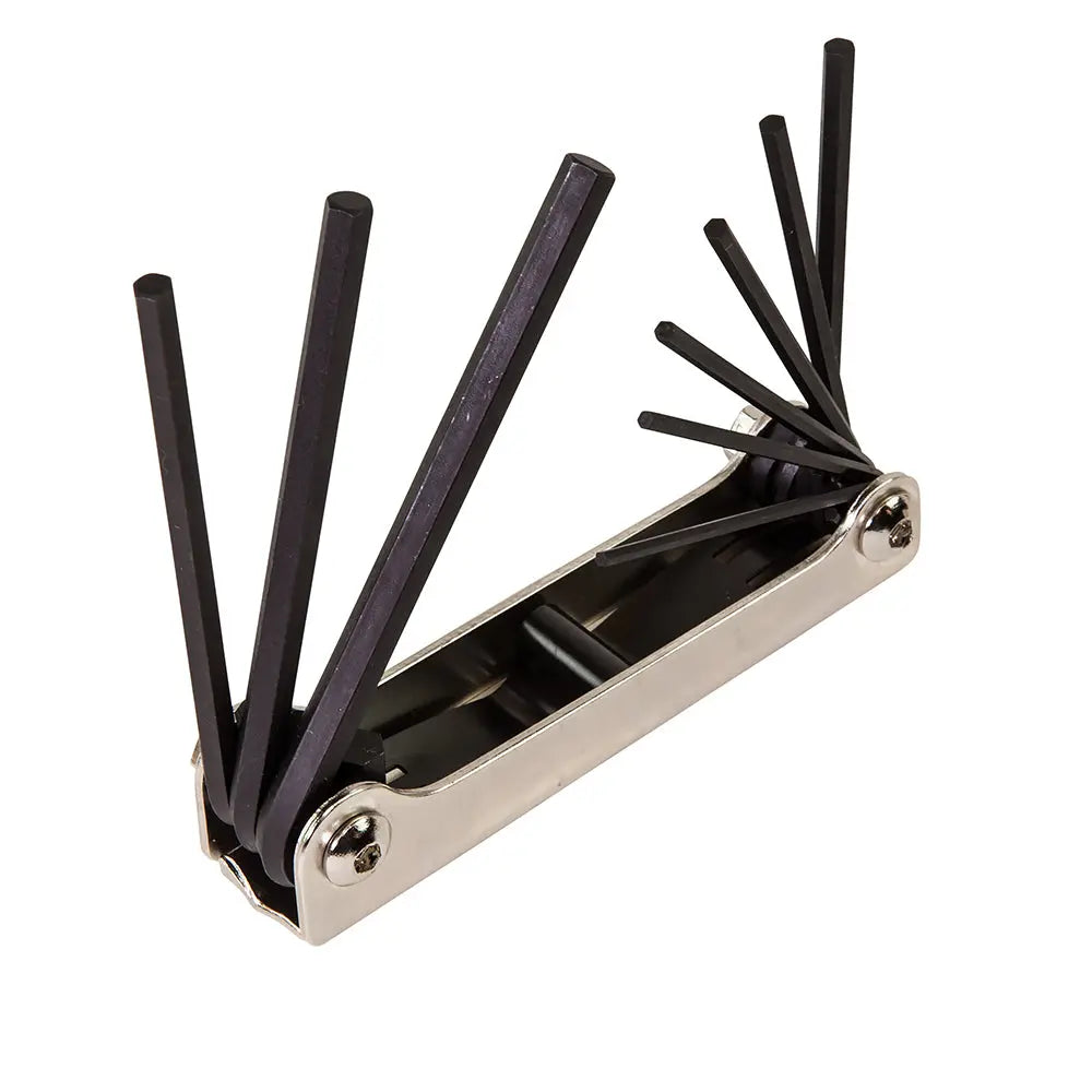 Klein Folding Hex Key Set, 9-Key, SAE Sizes Klein Tools