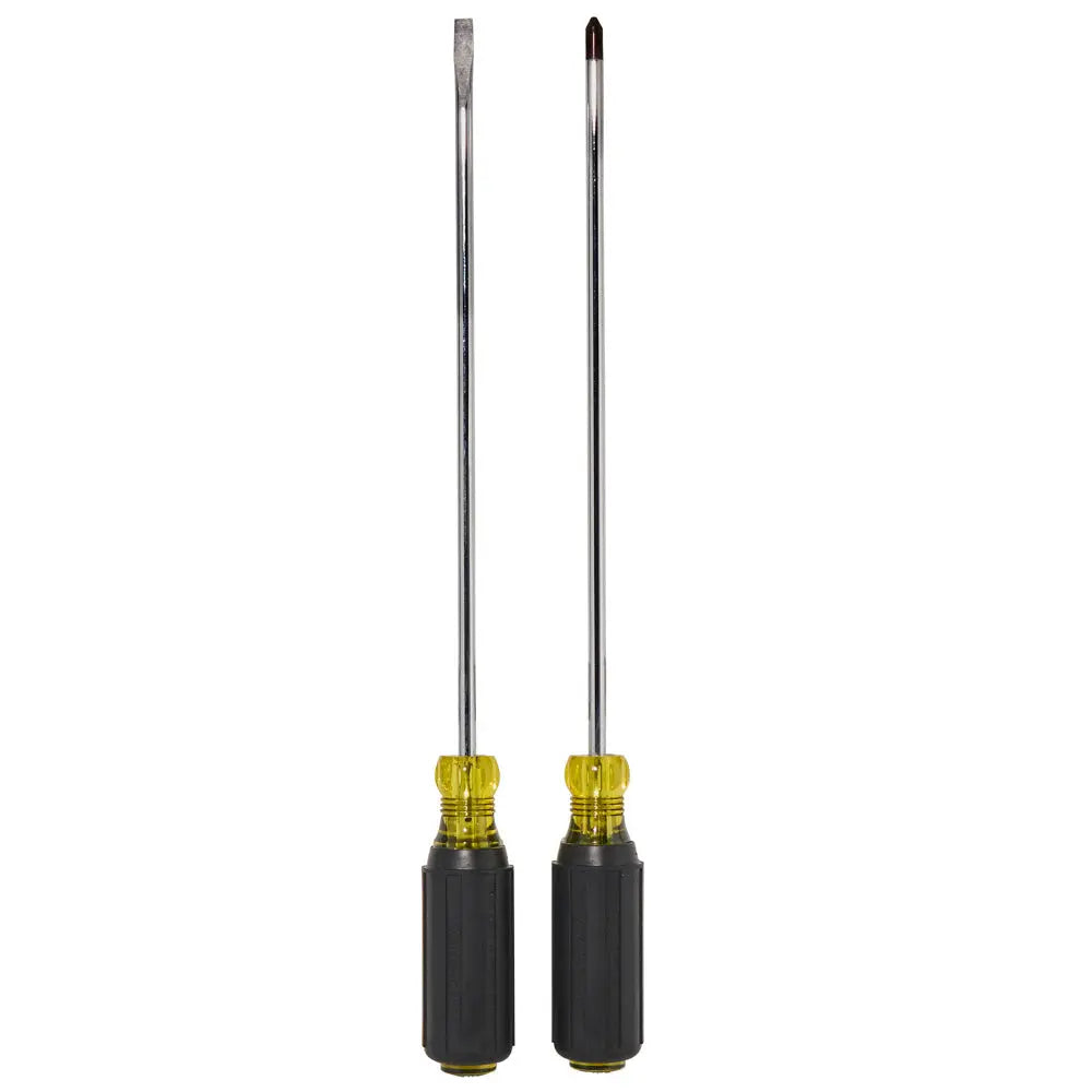 Klein Screwdriver Set, Long Blade Slotted and Phillips, 2-Piece Klein Tools