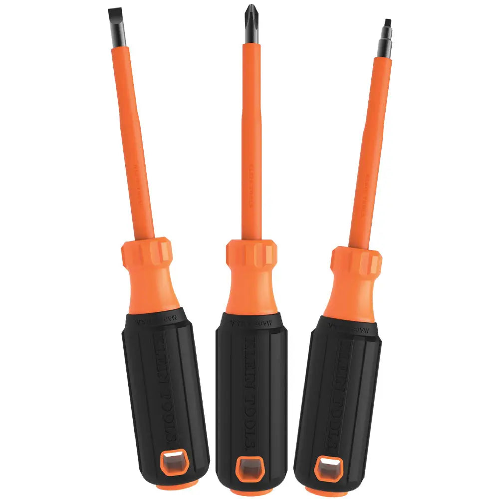 Klein Screwdriver Set, 1000V Insulated, 3-Piece Klein Tools