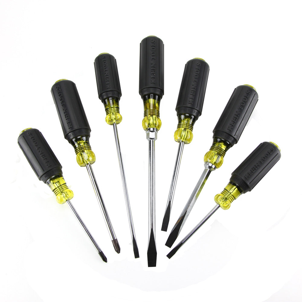 Klein Screwdriver Set, Slotted and Phillips, 7-Piece