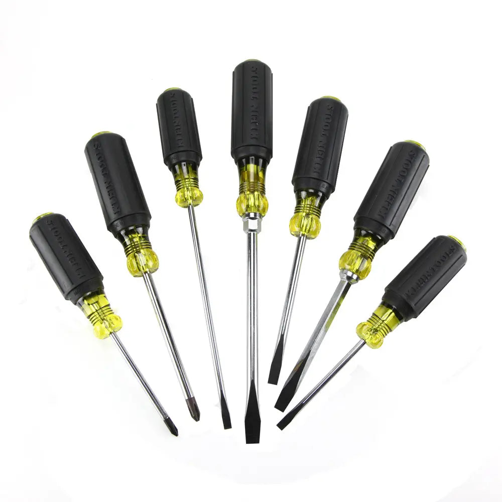 Klein Screwdriver Set, Slotted and Phillips, 7-Piece Klein Tools